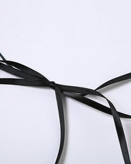 Cedonia Neckholder-Top mit geteilten Flügeln