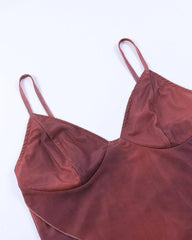 Camisole aus Netzstoff „Sunset“