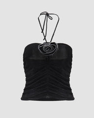 Oxgami Neckholder-Tube-Top in Rosé