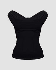 Tanktop mit weiten Schultern