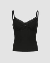 Dreamcliff Camisole-Oberteil aus Spitze