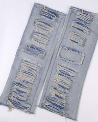 Retro-Jeans-Beinwärmer