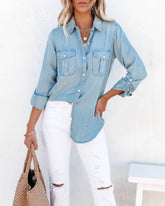 Katana Chambray Utility Top Ins Street