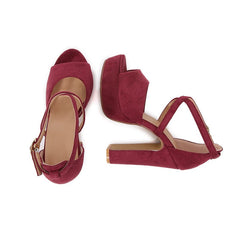 Sandalen mit Blockabsatz