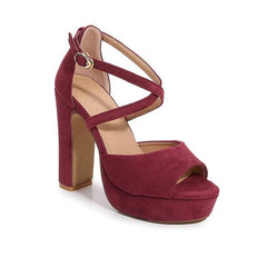 Sandalen mit Blockabsatz