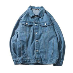 Lässige Oversized Herren Jeansjacke