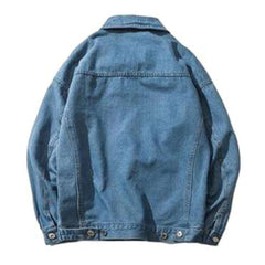 Lässige Oversized Herren Jeansjacke