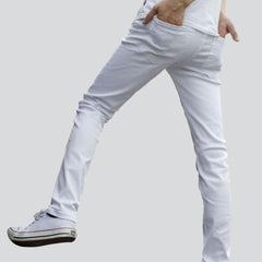 Slim Fit Herren Jeans in Weiß