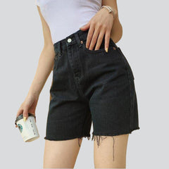 Gerade Damen Jeansshorts