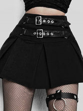 Weißer A-Linien-Rock mit schmalem Bein