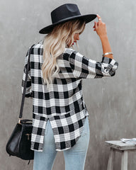 Townsend – Kariertes Button-Down-Oberteil