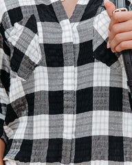 Townsend – Kariertes Button-Down-Oberteil