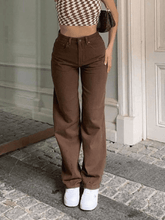 Vintage Boyfriendjeans mit hoher Taille