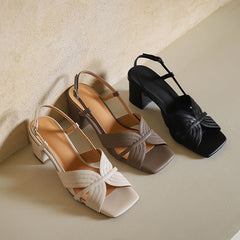 Carla handgefertigte Sandalen mit Absatz