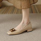 Ballerinas Dylan mit niedrigem Absatz und Metall