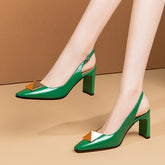 Divinity One Slingback-Pumps mit Nieten