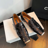 Hala – Schwarze Ballerinas mit Pailletten