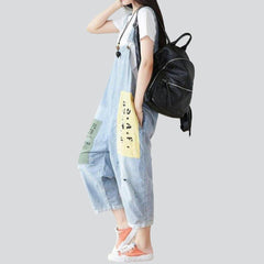 Damen Streetstyle Jeans Overall
