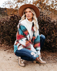 Zion Distressed Button-Down-Hemdjacke - Rost