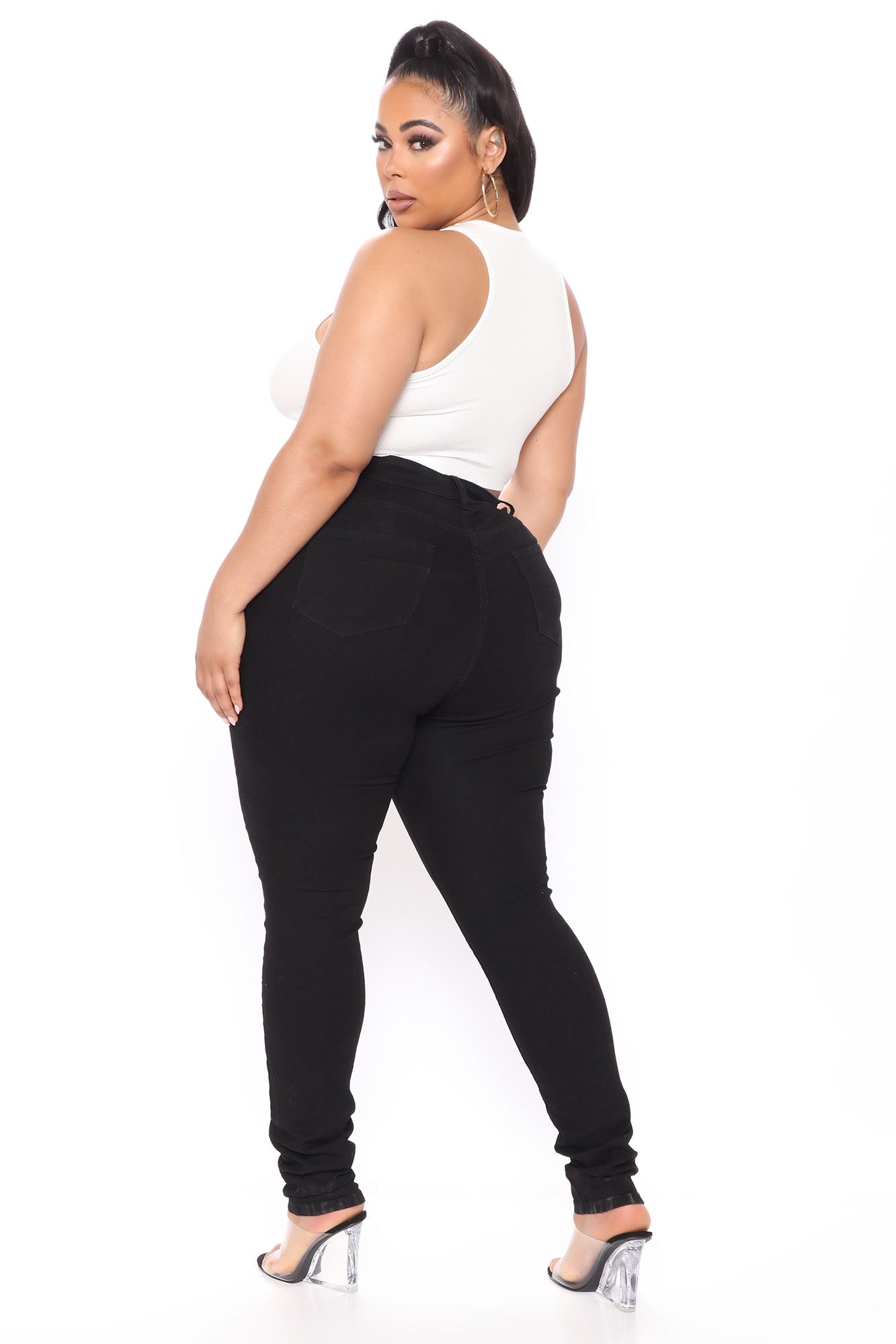 Tall „Drive To The Ocean“-Jeans - Schwarz