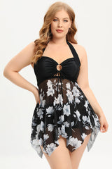 Traje de baño tankini de talla grande (L-5XL)