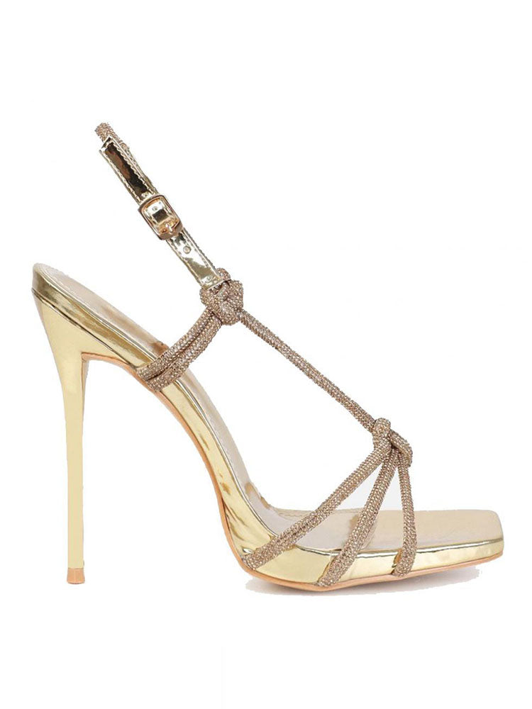 Strass-Knoten-Heels