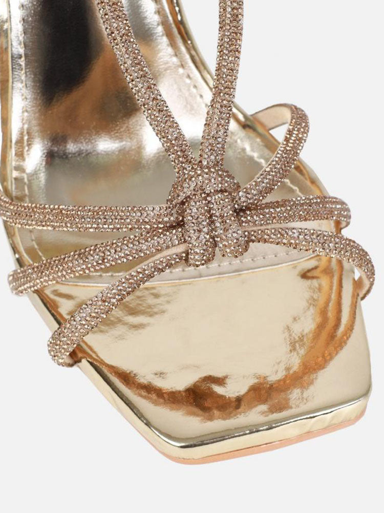 Strass-Knoten-Heels