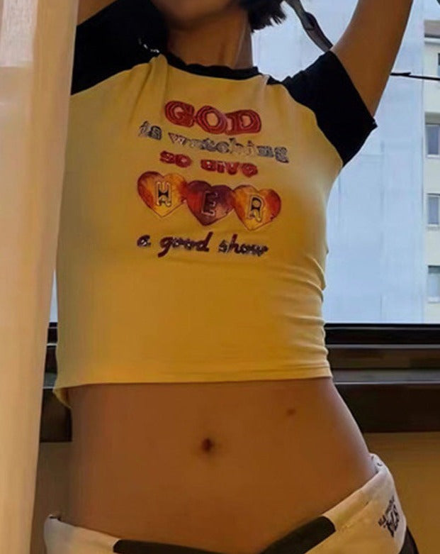 Gott sieht zu, also gib ihr eine gute Show T-Shirt