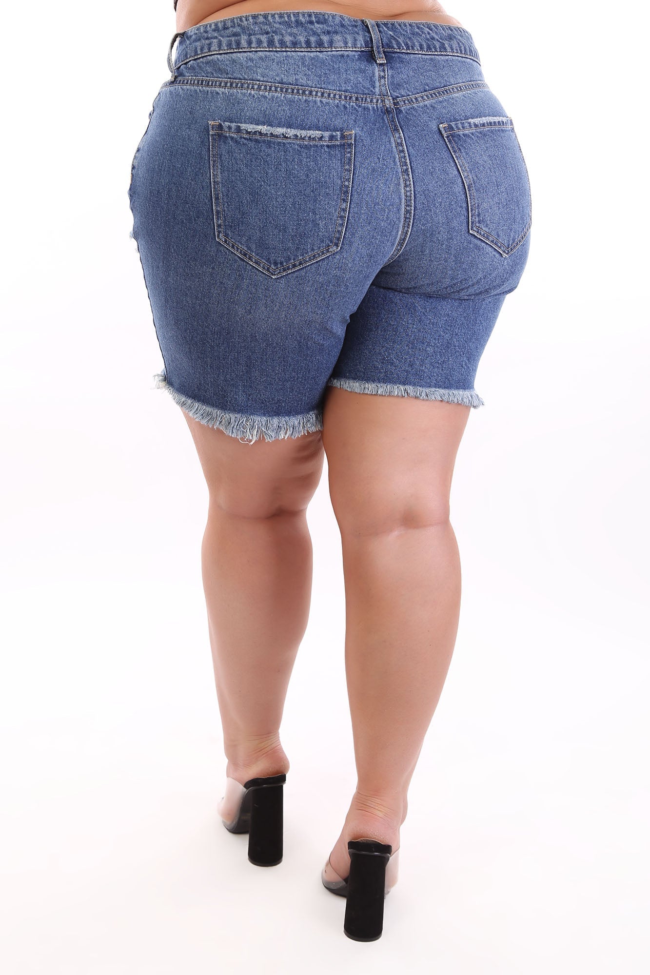 This Time Around Bermudashorts - Mittelblaue Waschung