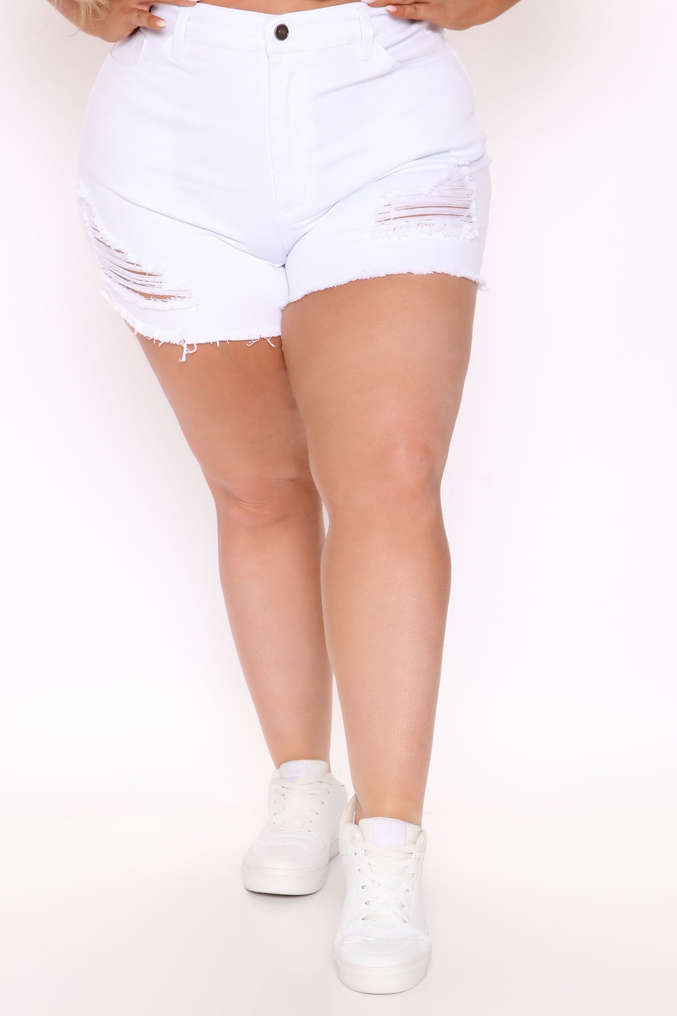 Sorry Mom Shorts - Weiß