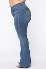 Southern Belle Flare Jeans - Medium Wash Ins Street