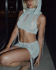 Sandboard Surfer – Strick-Set mit Kapuze