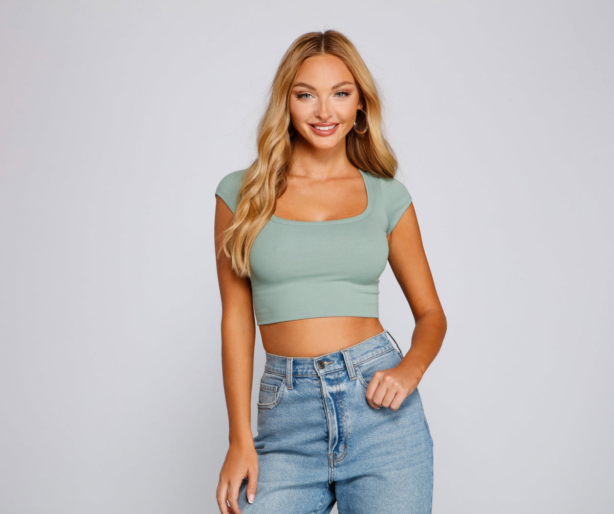 Lässiges Crop-Top im mühelosen Stil