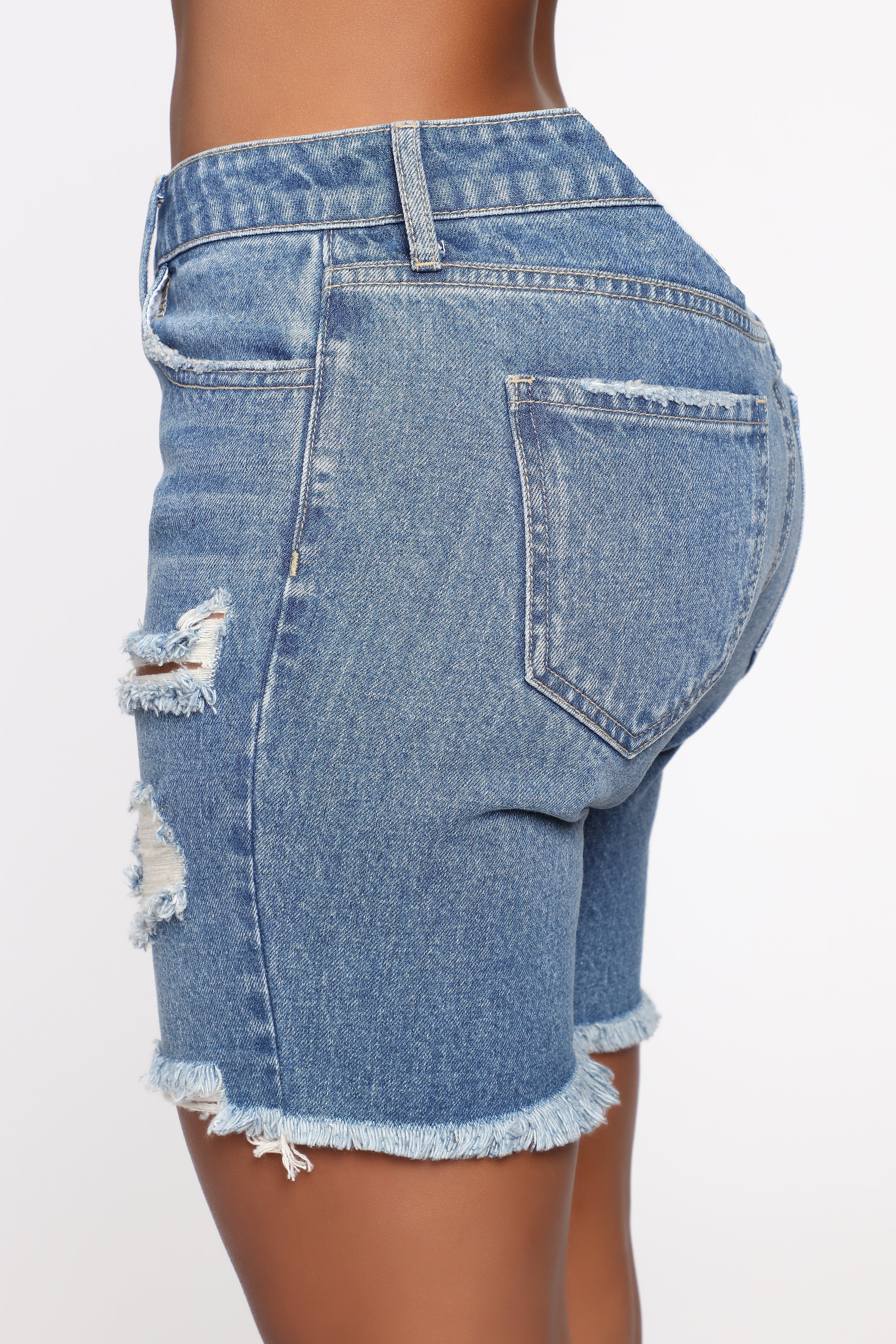 This Time Around Bermudashorts - Mittelblaue Waschung