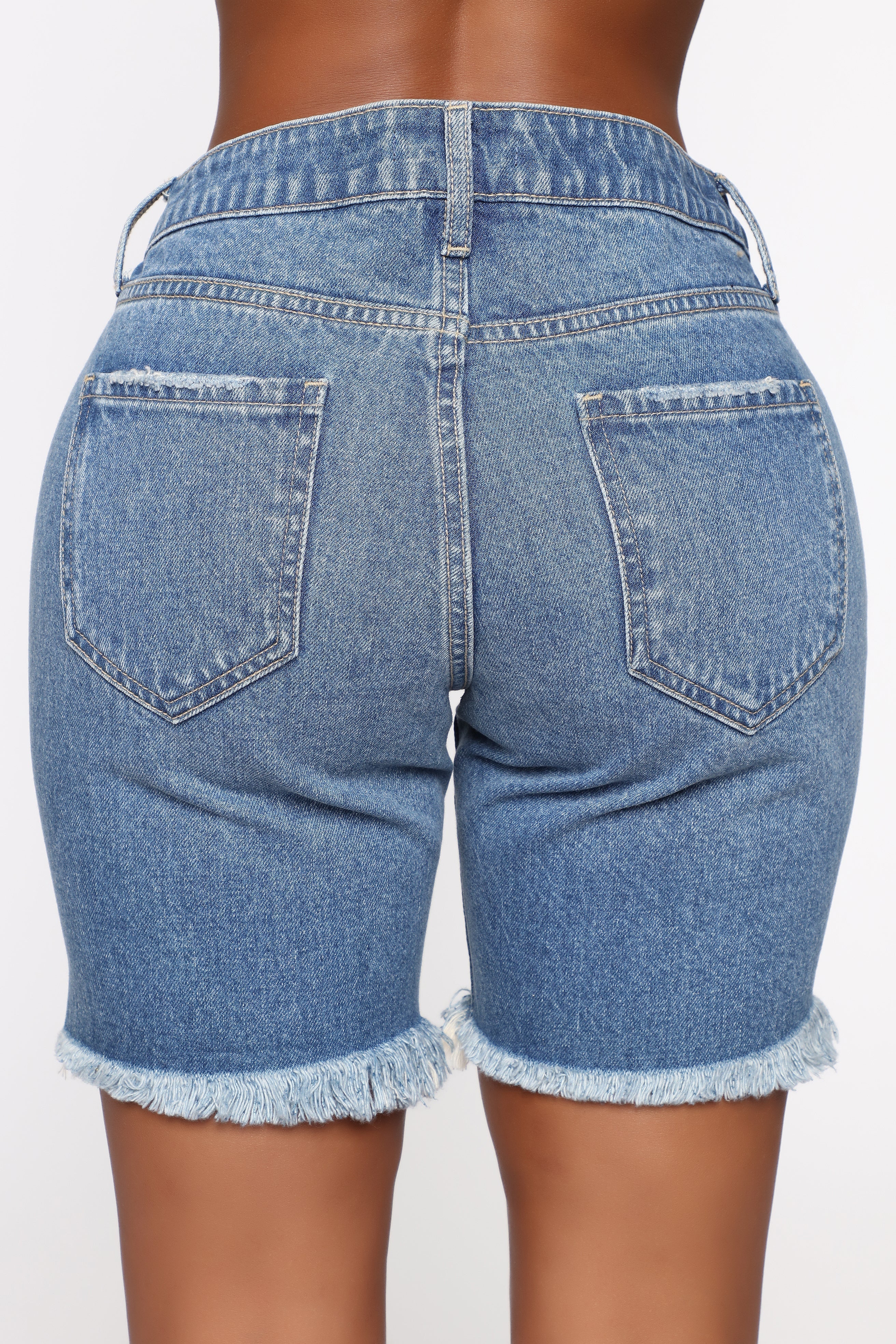 This Time Around Bermudashorts - Mittelblaue Waschung