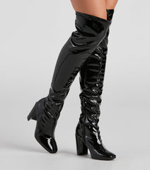 Botas hasta el muslo Sleek Vibes Only