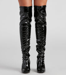 Botas hasta el muslo Sleek Vibes Only