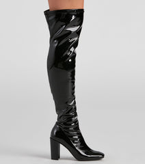 Botas hasta el muslo Sleek Vibes Only