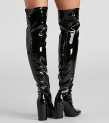 Botas hasta el muslo Sleek Vibes Only