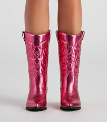 Botas vaqueras metálicas Major Glam
