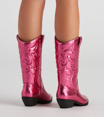 Botas vaqueras metálicas Major Glam