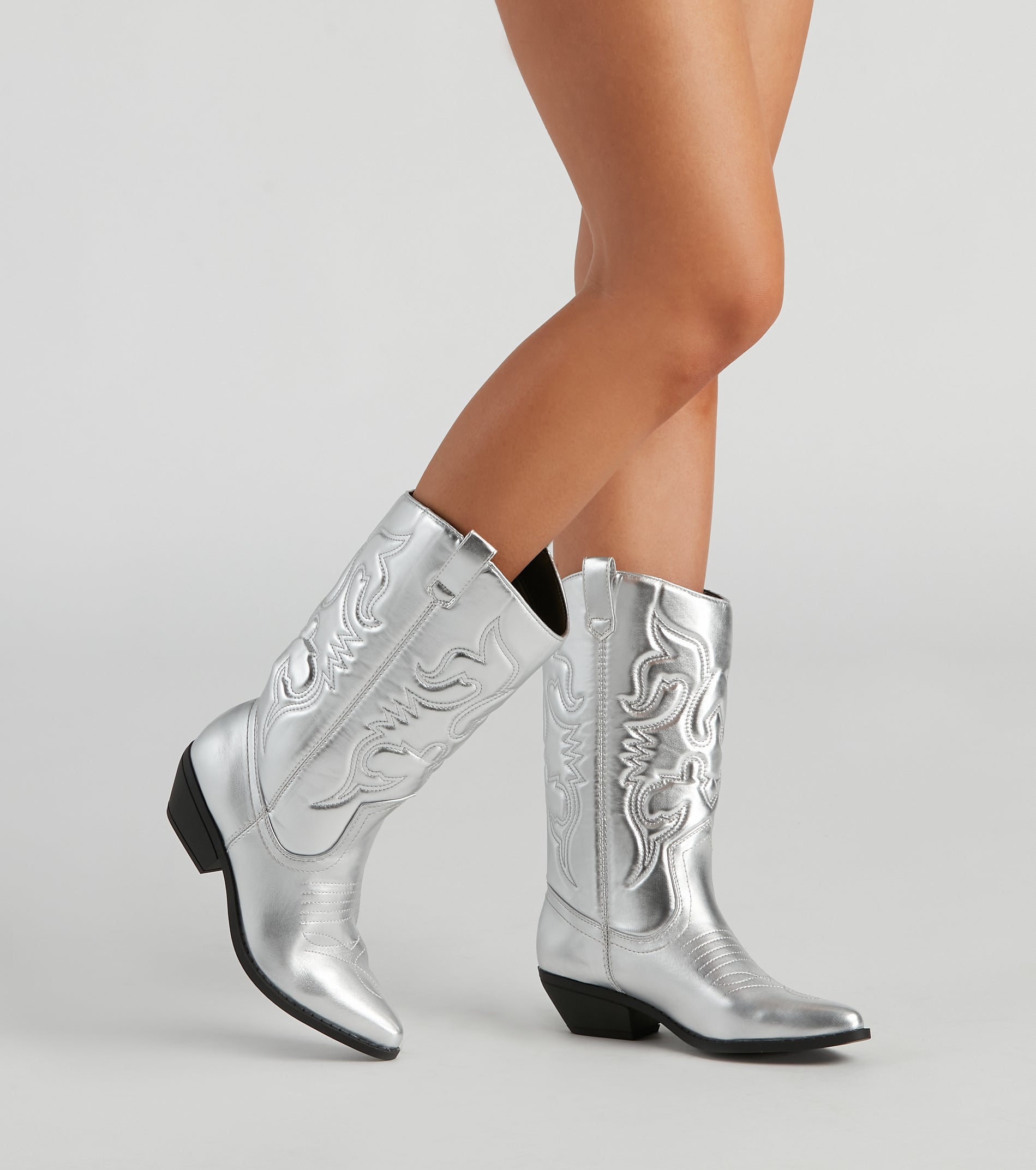 Botas vaqueras metálicas Major Glam