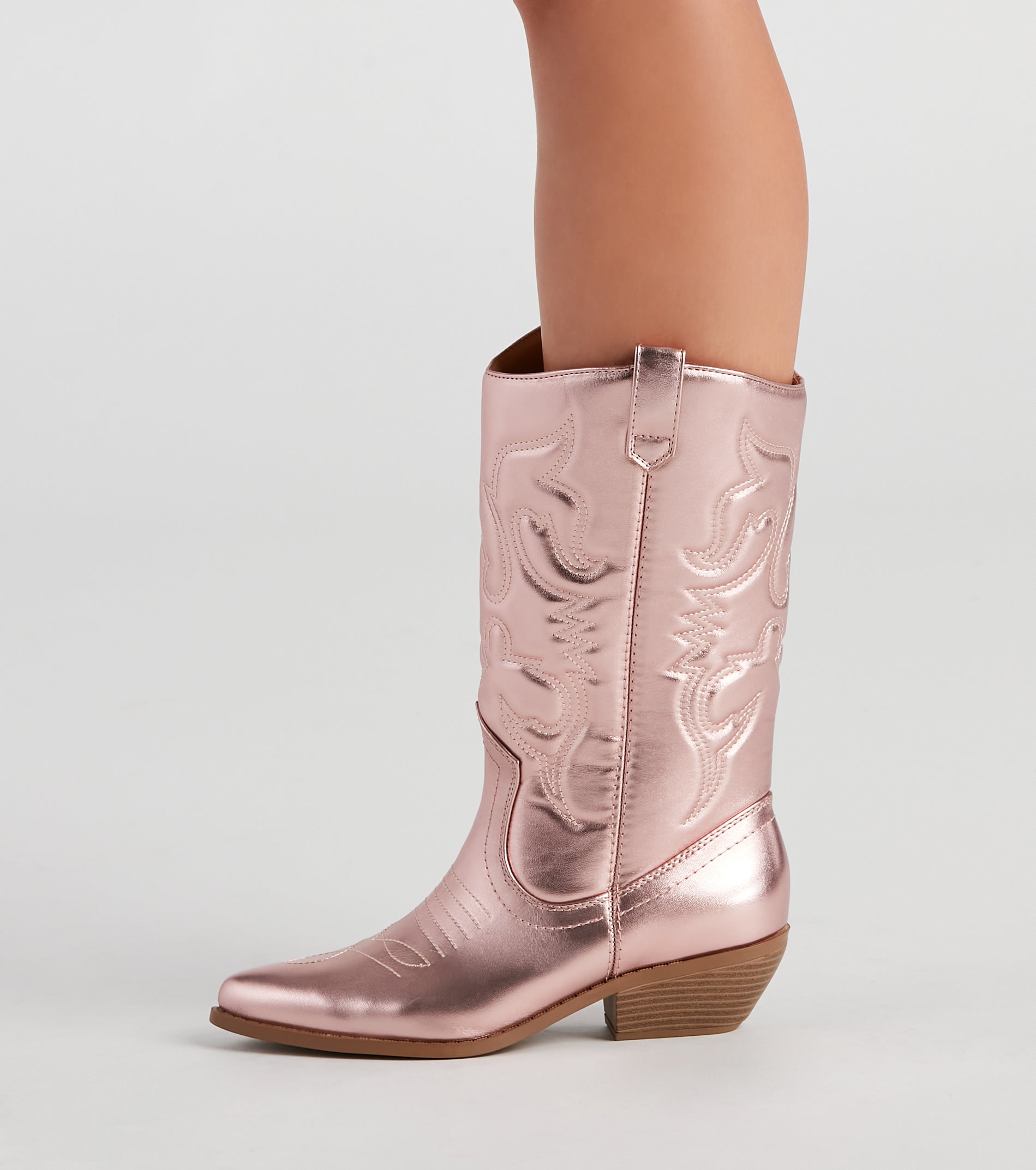 Botas vaqueras metálicas Major Glam