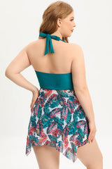 Traje de baño tankini de talla grande (L-5XL)