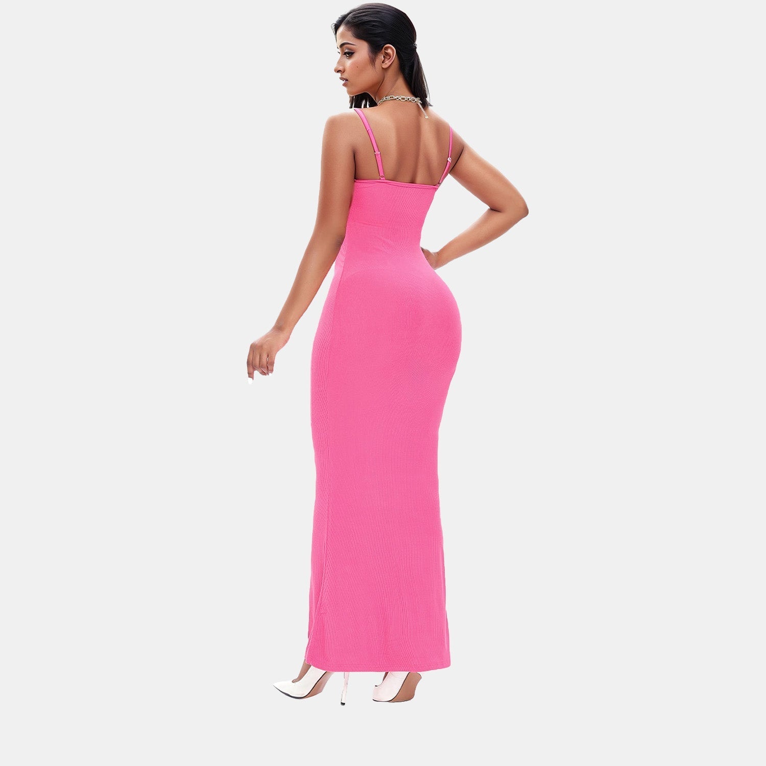 Maxikleid mit integriertem Shapewear-Slip