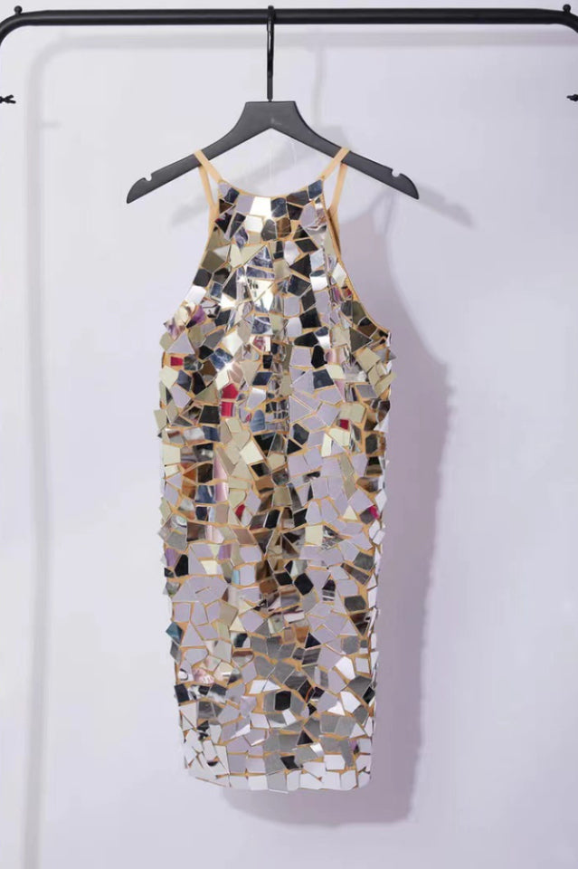 April Minikleid mit Verzierung