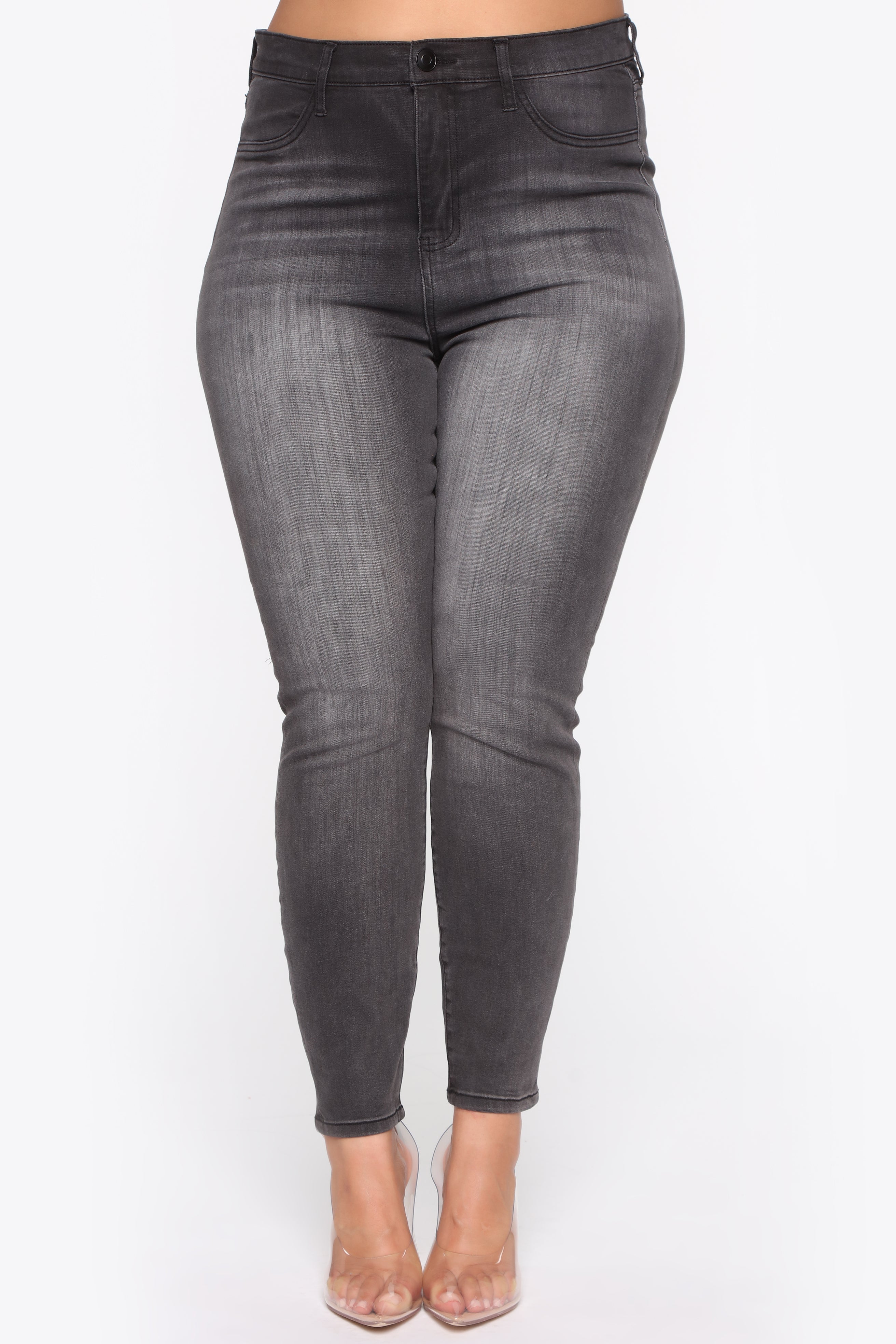 Way Too High Rise Skinny Jeans - Schwarz