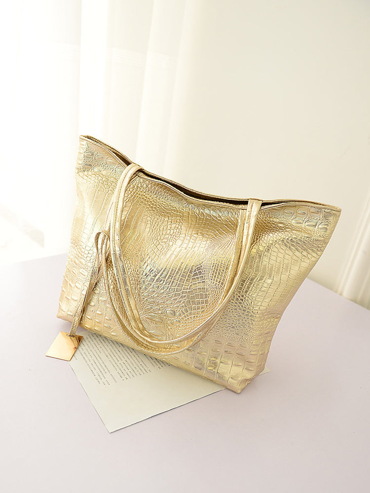 Tote Bag aus Krokodilleder