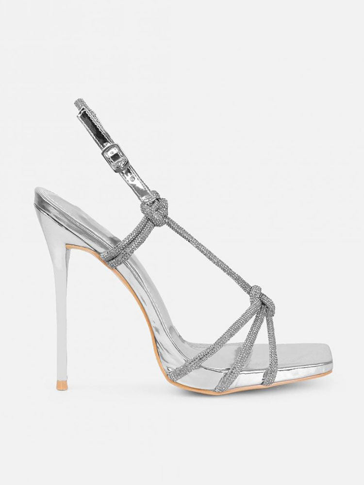 Strass-Knoten-Heels