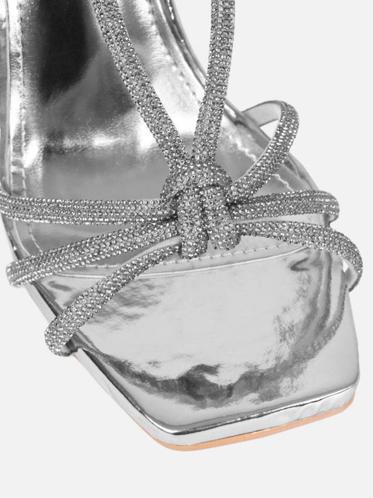 Strass-Knoten-Heels